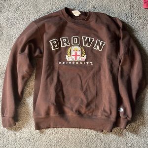 Champion fleece Brown University crew neck